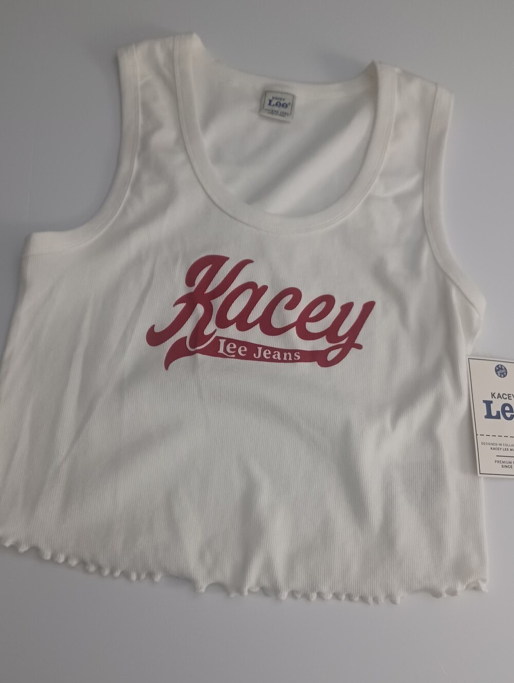 Lee Kacey Cropped Tank Top Sz XXL 20